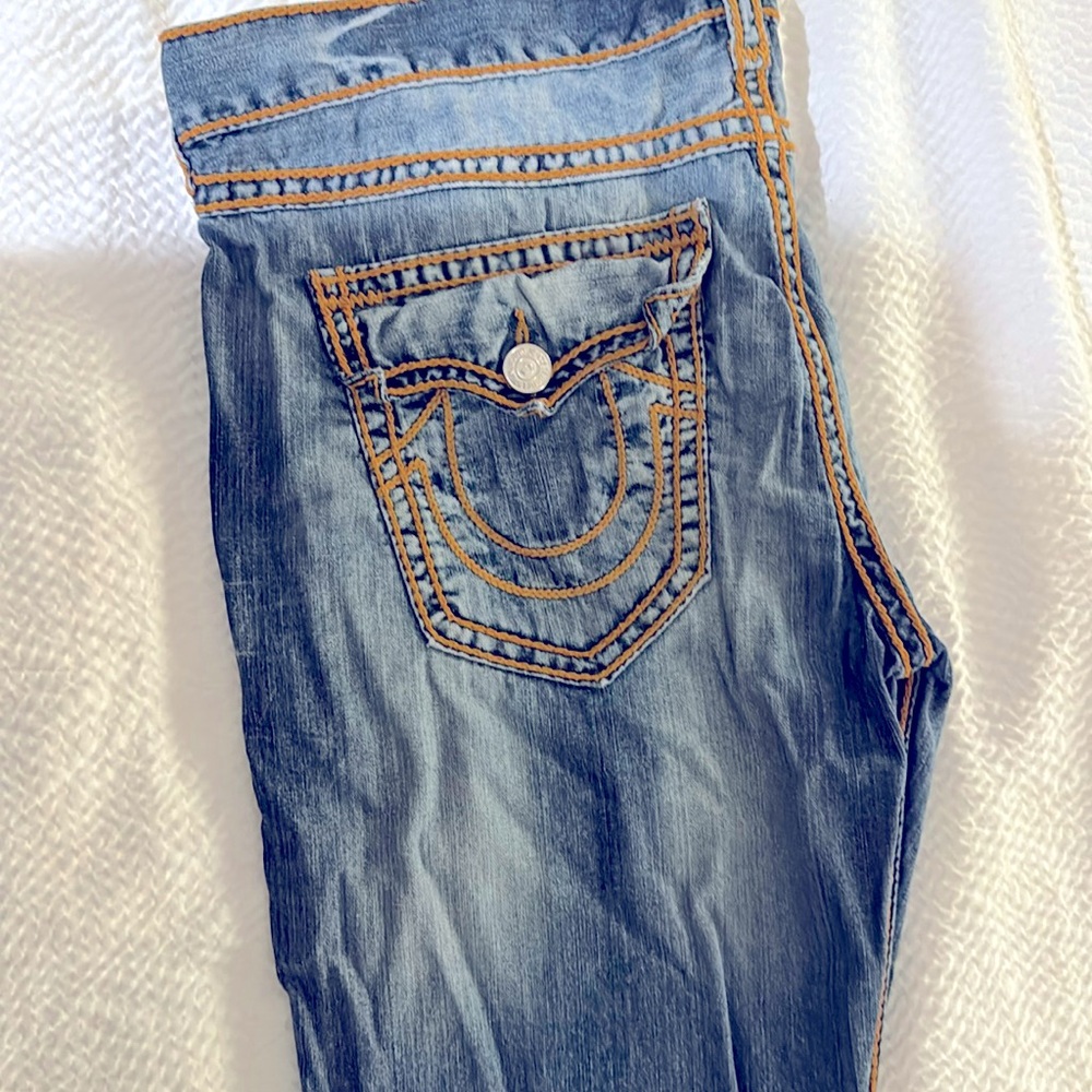 Worn one time men’s true religion, genes size 44